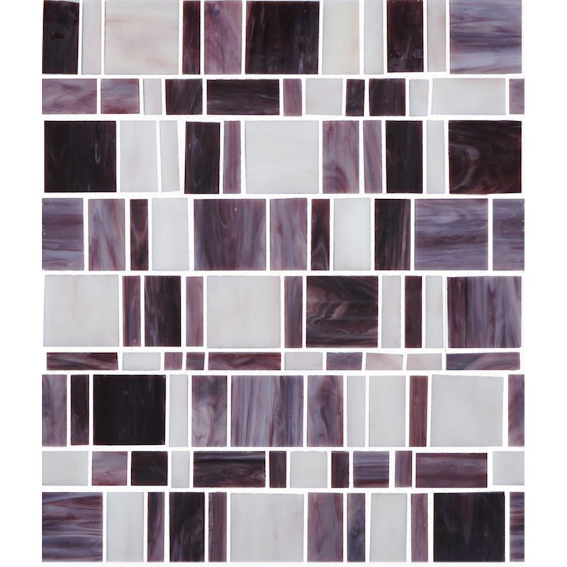 Mosaico in Pasta di Vetro 26.4x31 Multicolor Liberty Lucido - MedaHome