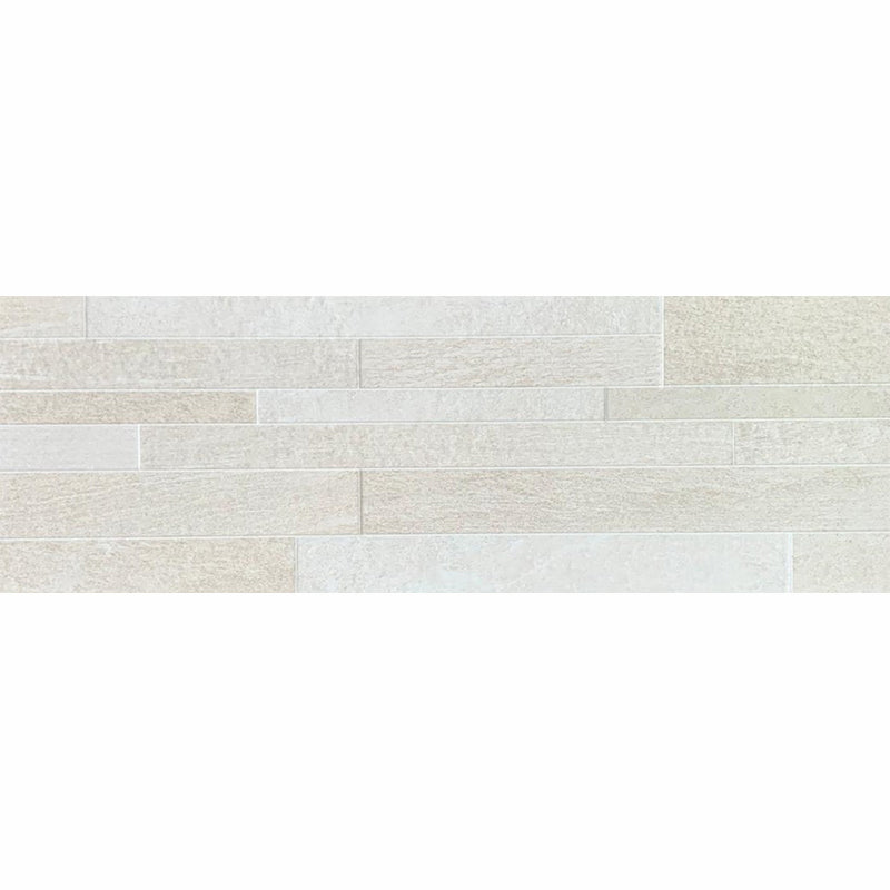 Rivestimento in Ceramica Effetto Muretto 25x75 Decoro Struttura Focus Beige Orione- Herberia
