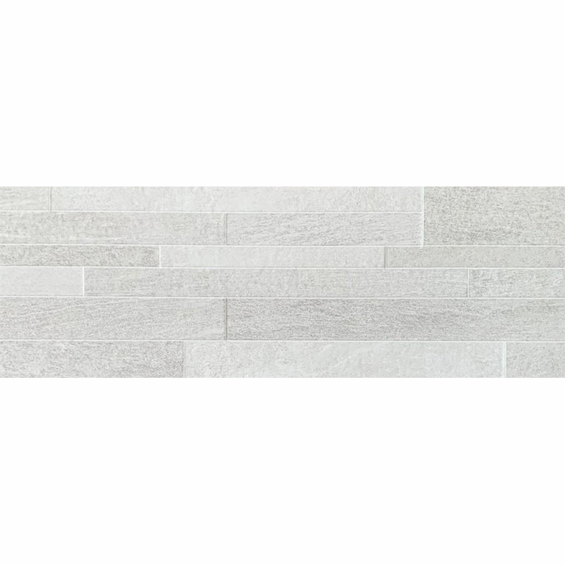 Stone Effect Ceramic Wall Tile 25x75 Focus Orione Grey - Herberia