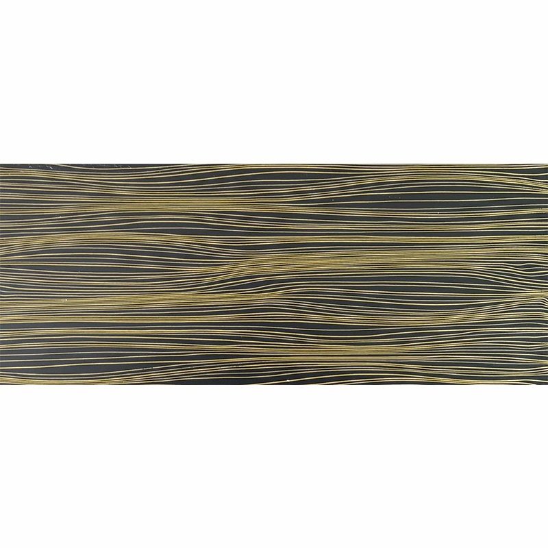 Rivestimento in Ceramica Effetto Decoro Naturale 20x50 NeroSenape Jolanda - Naxos