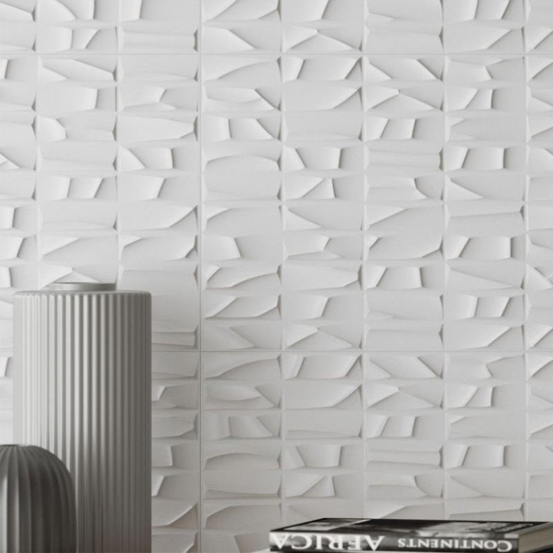 Rivestimento in Ceramica Effetto Decoro Naturale 30x90 Bianco Next Glaciar - Cifre