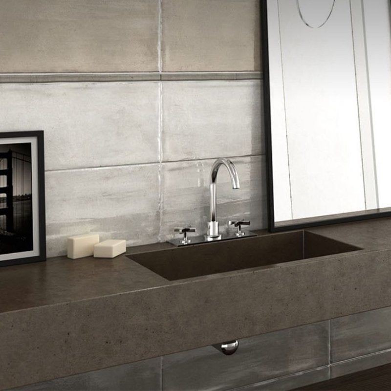 Rivestimento in Ceramica Effetto Legno Naturale 26x60.5 Cenere Be Unique - Herberia