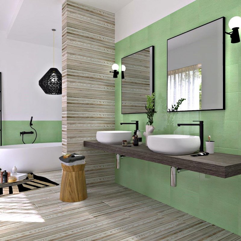 Rivestimento in Ceramica Naturale 25x40 Verde Evolution - Idea Ceramica