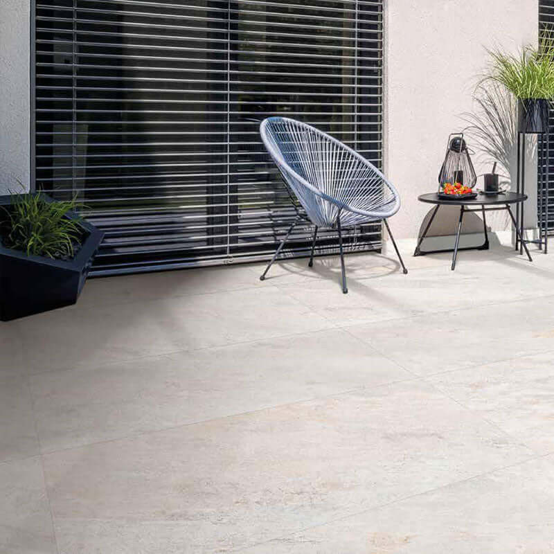 Gres Porcellanato Effetto Pietra Grip 30.5x60 White River - Soluzioni Tiles