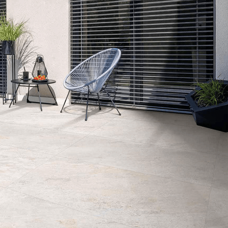 Gres Porcellanato Effetto Pietra Grip 30.5x60 White River - Soluzioni Tiles