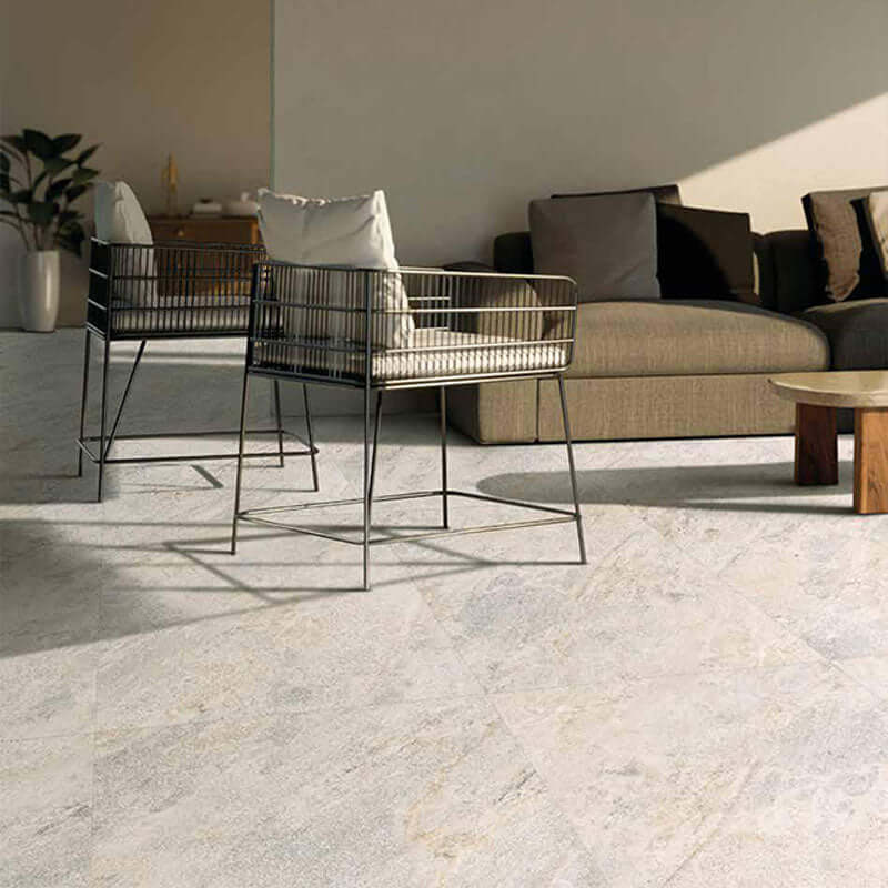 Gres Porcellanato Effetto Pietra Grip 30.5x60 Gold River - Soluzioni Tiles