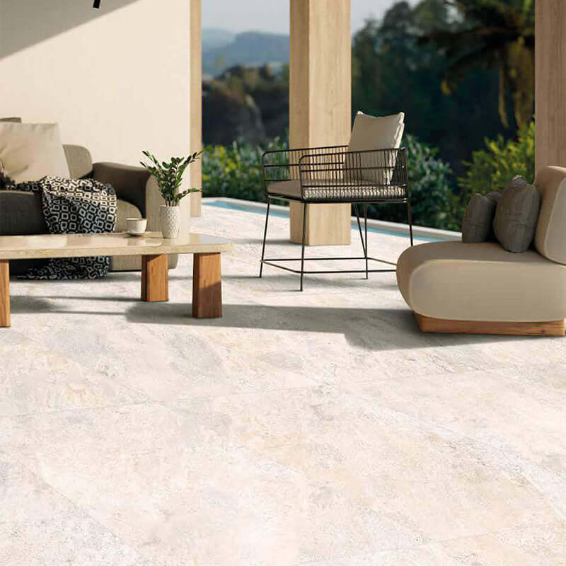 Gres Porcellanato Effetto Pietra Grip 30.5x60 Gold River - Soluzioni Tiles
