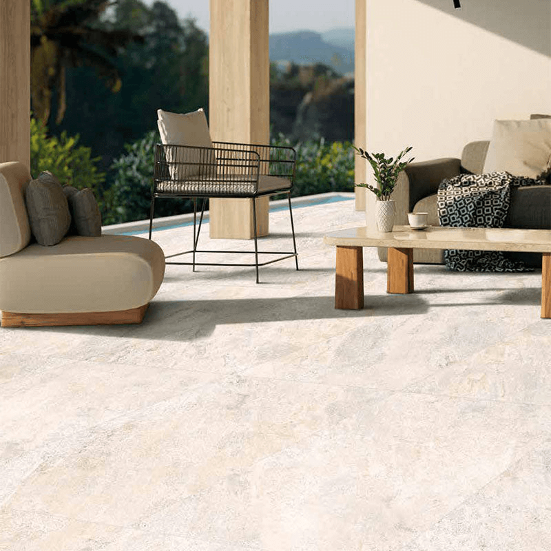 Gres Porcellanato Effetto Pietra Grip 30.5x60 Gold River - Soluzioni Tiles