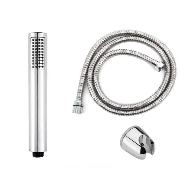 Set Incasso Doccia con Deviatore Cromo con Braccio Doccia e Soffione Ø 20 cm - Neptune