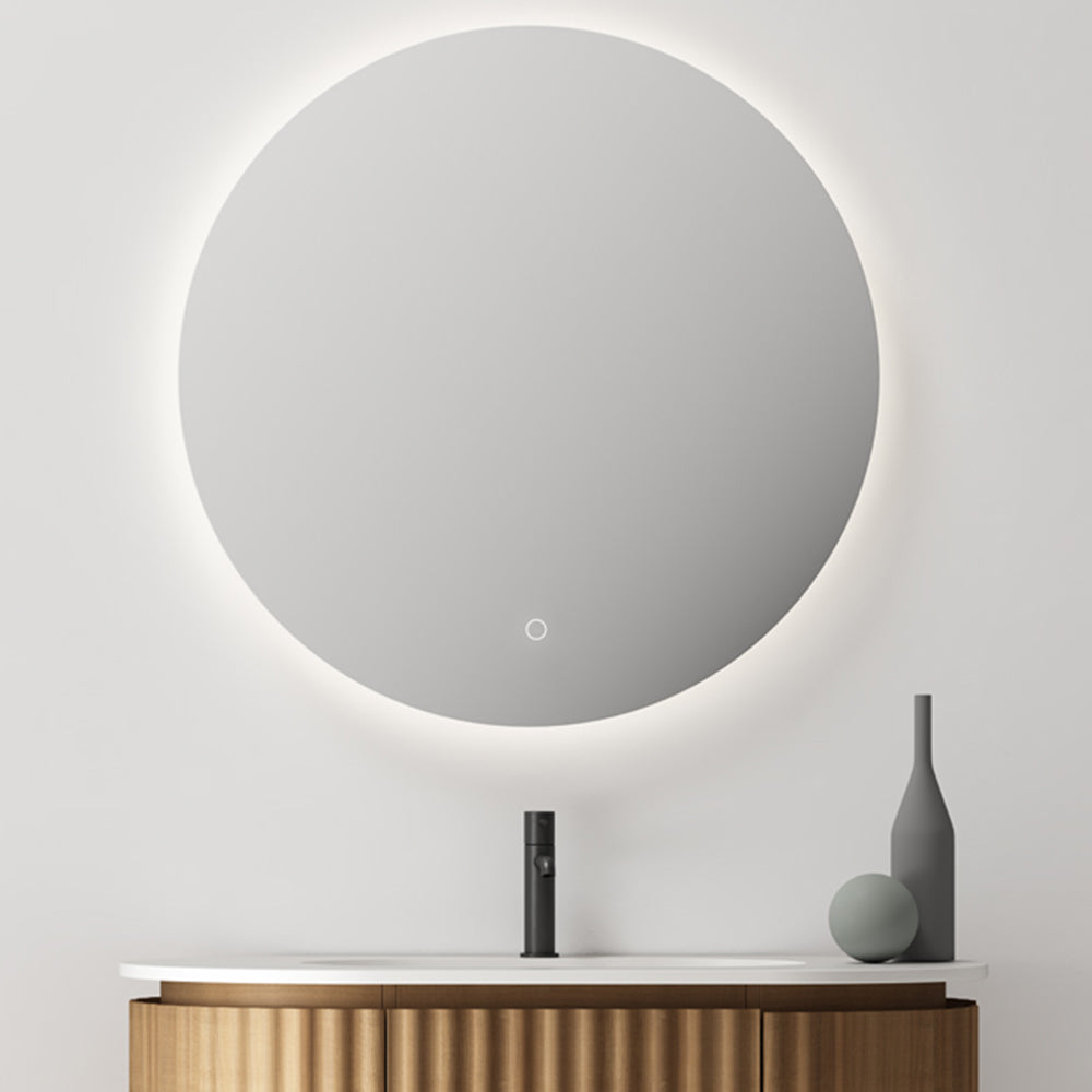 Specchio Tondo Retroilluminato Accensione Touch Reid 80 cm - Meda