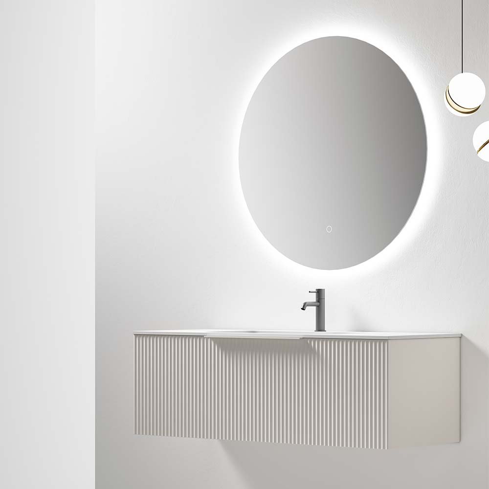 Specchio Tondo Retroilluminato 100 cm Reid – Meda (25695178)