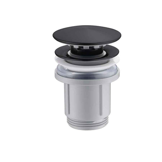 Piletta Click Clack 1″1/4 Per Lavabo e Bidet Nero Opaco - Imex