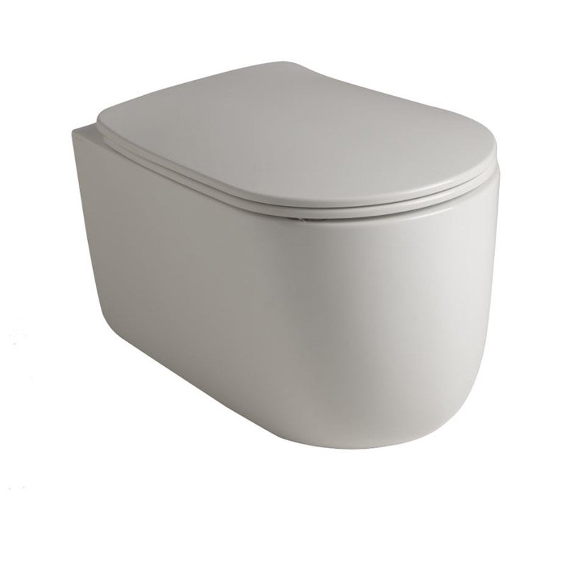 Wc Sospeso Senza Brida Nolita Bianco - Kerasan (25696170)