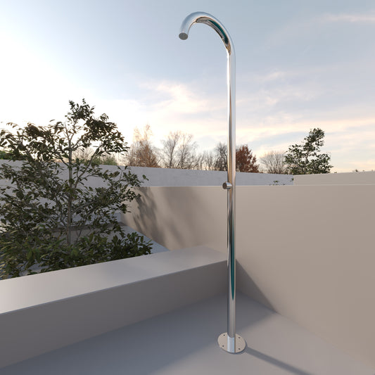 Colonna Doccia Per Esterno in Acciaio Inox - Zoe