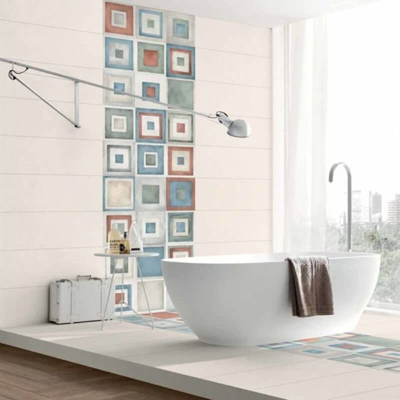 Porcelain Stoneware 25x75 Village Squares - Dado Ceramiche