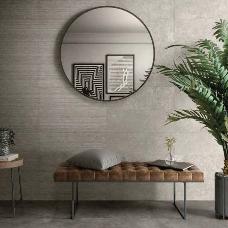 Gres Porcellanato Effetto Cemento Grip 80x80 Grey Boston - Seconda Scelta - Ceramiche Mariner spa