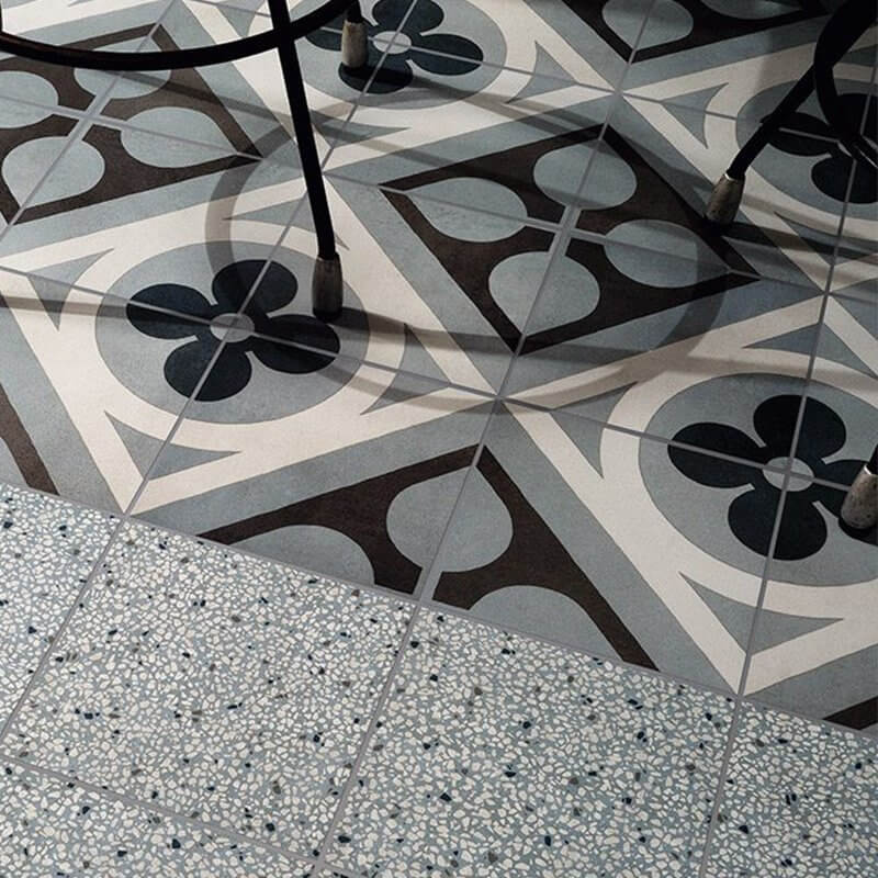 Natural Cement Effect Porcelain Stoneware 20x20 RetrÌ? Cementina - Fioranese
