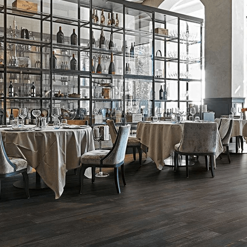Gres Porcellanato Effetto Legno Rettificato Naturale 20x120 9mm DecÌ? wood Black I classici - Florim