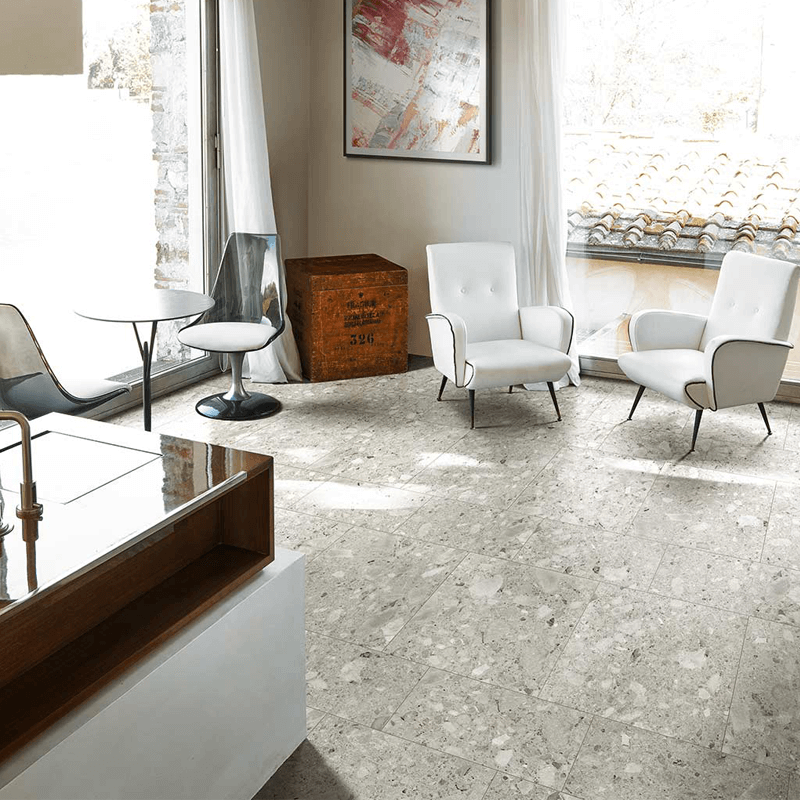Gres Porcellanato Effetto Marmo Rettificato Lucido 80x80 9mm Ceppo di Gr̬ Timeless - Florim