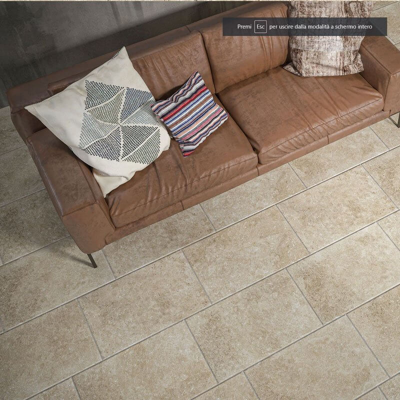 Gres Porcellanato Effetto Pietra Grip 21.6x21.6 Gold Dea - Idea Ceramica