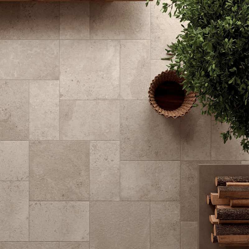 Natural Stone Effect Porcelain Stoneware 60x60 Sand Trani - Herberia
