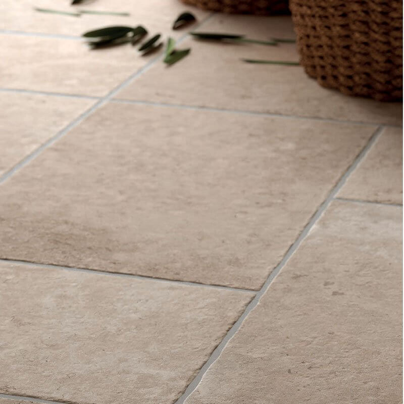 Natural Stone Effect Porcelain Stoneware 60x60 Sand Trani - Herberia