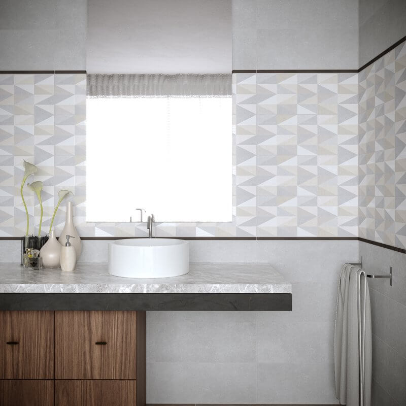 Rivestimento in Ceramica Effetto Pietra 20x50 Decoro Dust Cocoon - Herberia