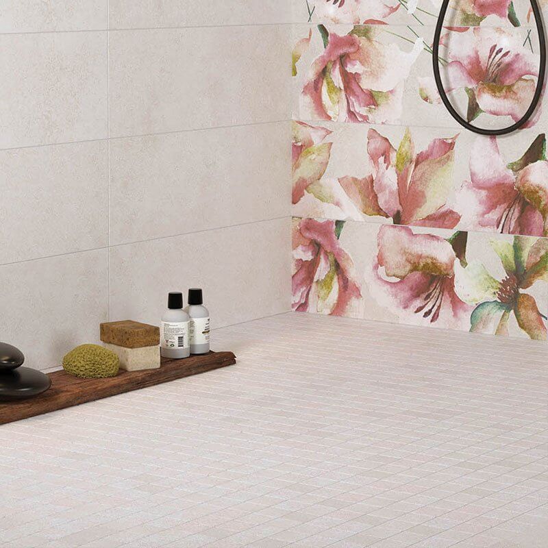 Stone Effect Ceramic Wall Tile 25x75 Lilium Materia Wall Decor - Herberia