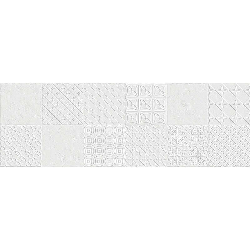 Rivestimento in Ceramica Effetto Decoro 30x90 Glaciar Mate Syrma - Cifre