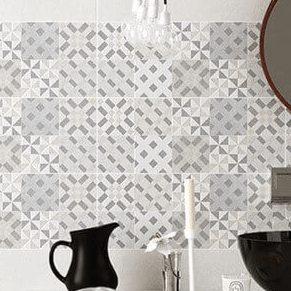 Rivestimento in Ceramica Effetto Pietra 20x50 Bianco Dust - Herberia