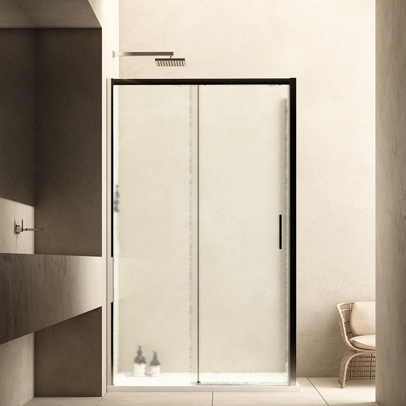 Porta Doccia 80 cm Saloon Vetro Trasparente e Profilo Cromo - Escape