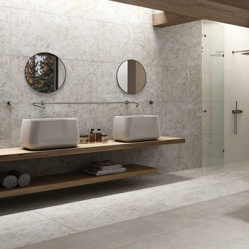 Rivestimento in Ceramica Effetto Pietra 25x75 Decoro Struttura Cosmo Mix Orione - Herberia