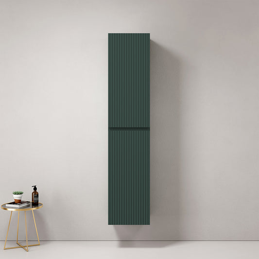 Colonna Sospesa Cannettata H.160 cm Verde Comodoro - Fiji Paint Canneté