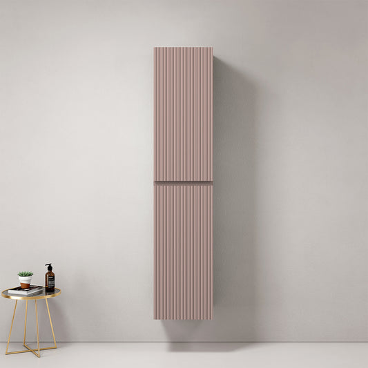 Colonna Sospesa Cannettata H.160 cm Rosa Retro - Fiji Paint Canneté