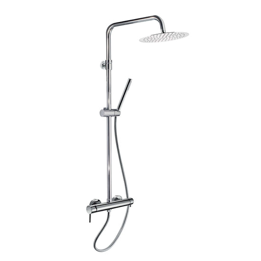 Colonna doccia Mimo Dual Mix in cromo con doccino, design moderno e funzionale per ogni ambiente.