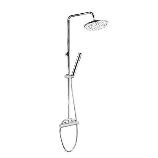 Colonna doccia con doccino cromato Mimo Mix di Palazzani, design moderno e funzionale.