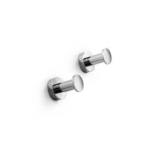 Coppia Appendiabiti Ottone Cromo Baketo - Lineabeta (25550389)