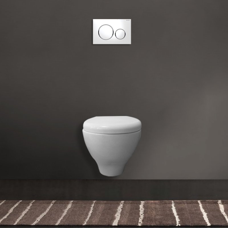 Wc Sospeso Senza Brida Eden Bianco - Ceramica Galassia (25695967)