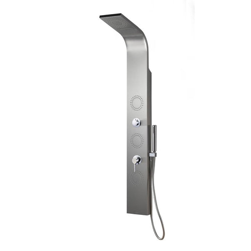 Pannello Doccia Miscelatore Meccanico Eloisa in Acciaio Inox - Spazio (25690207)