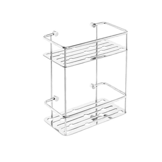 Cestello Doppio Acciaio Inox Cromo New Chrome - Metaform