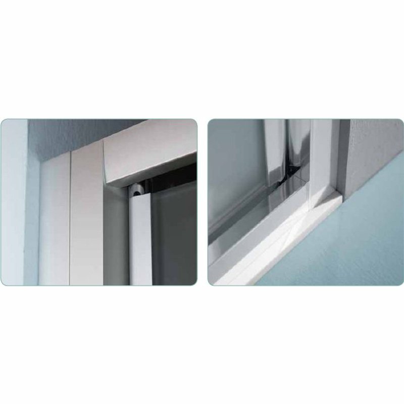 Porta Doccia 90 cm Saloon Vetro Satinato Reversibile Europa  - Samo