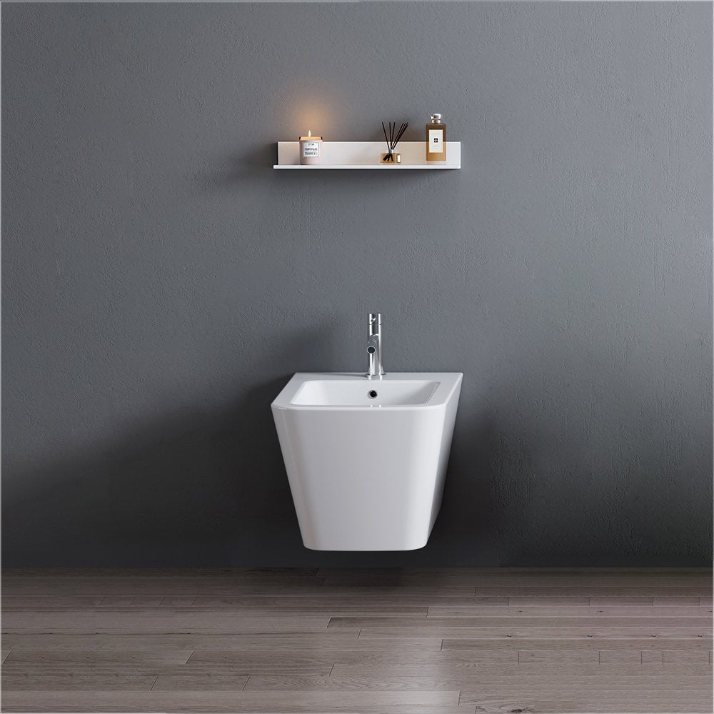 Bidet Sospeso Zaffiro Bianco Lucido - Meda (25548953)