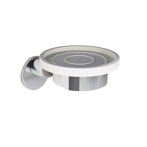 Portasapone in Vetro e Metallo  Round - Saniplast (25691659)