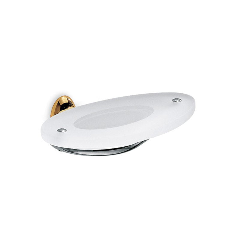 Portasapone in Vetro e Ottone  Drop - Open Kristallux (25691636)