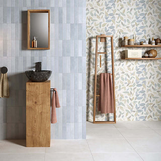 Rivestimento in Ceramica Decoro 25x60 Brick Celeste Roma Wall - Herberia