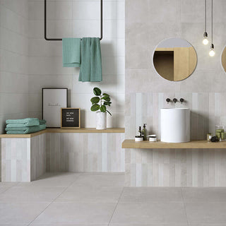 Rivestimento in Ceramica Decoro 25x60 Brick Grigio Roma Wall - Herberia