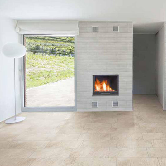 Gres Porcellanato Effetto Pietra 30.5x60.9 Avorio Etrusca - Soluzioni Tiles