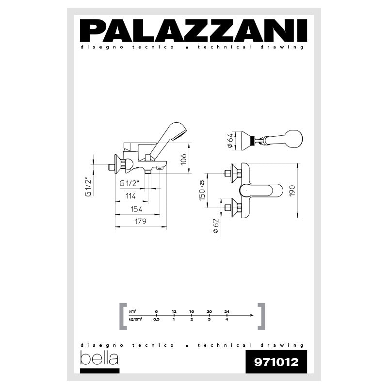 Miscelatore Monocomando Per Vasca Bella - Palazzani