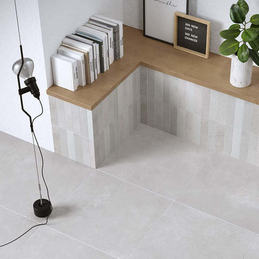 Gres Porcellanato Effetto Cemento 30x60 Roma Grigio - Herberia