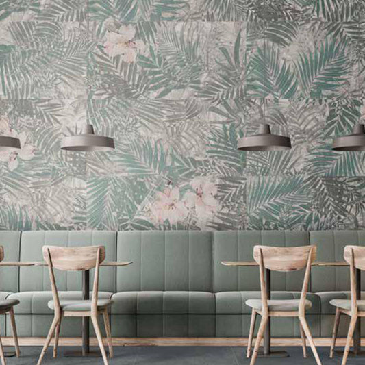 Rivestimento in Ceramica Effetto Decoro 60x120 Cold Flora - Soluzioni Tiles